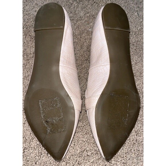 Steve Madden Jainna penny loafers crocodile-embossed Sz 10M Light Pink - Picture 12 of 12